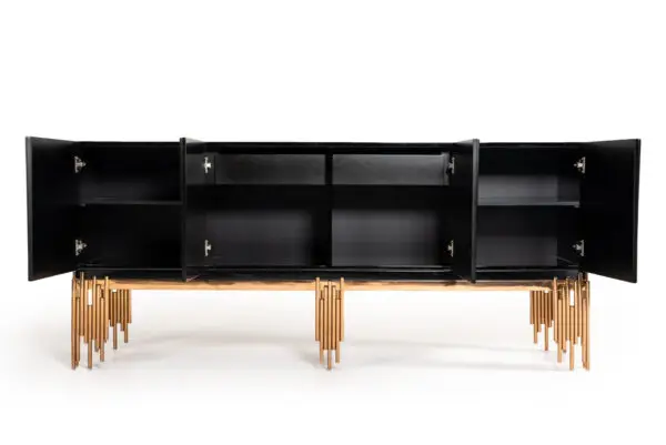 Mueble Modrest Token Buffet moderno en negro y oro
rosa – Envíos a todo México | FurnitureMX
