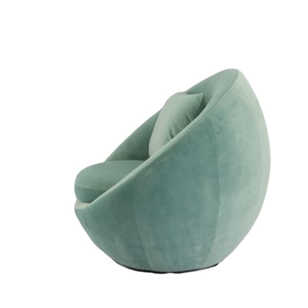 Mueble Modrest Gypsum - Silla decorativa giratoria
  moderna en color verde azulado – Envíos a todo México | FurnitureMX
