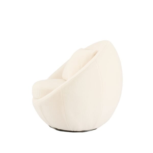 Mueble Modrest Gypsum - Silla decorativa giratoria
  blanca moderna – Envíos a todo México | FurnitureMX