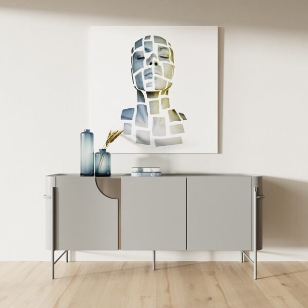 Mueble Modrest Hadley - Buffet gris mate – Envíos a
  todo México | FurnitureMX