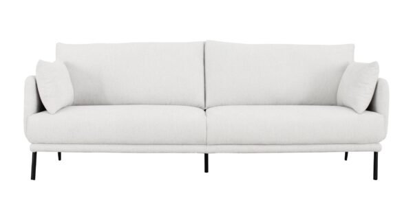 Sala Divani Casa Higgins - Sofá moderno de tela
  blanca – Envíos a todo México | FurnitureMX