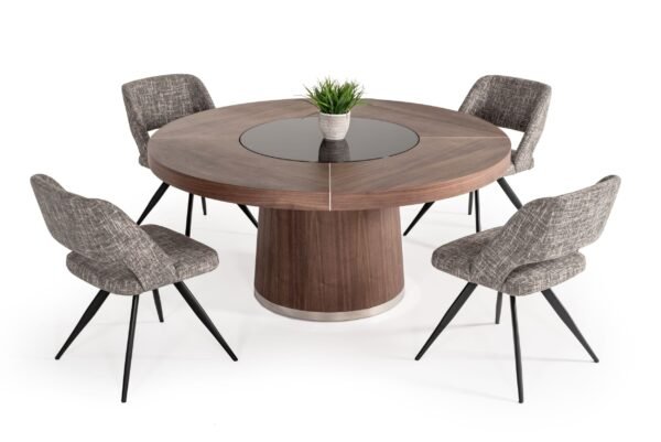 Mesa de comedor Modrest Houston - Mesa de comedor
  redonda moderna – Envíos a todo México | FurnitureMX