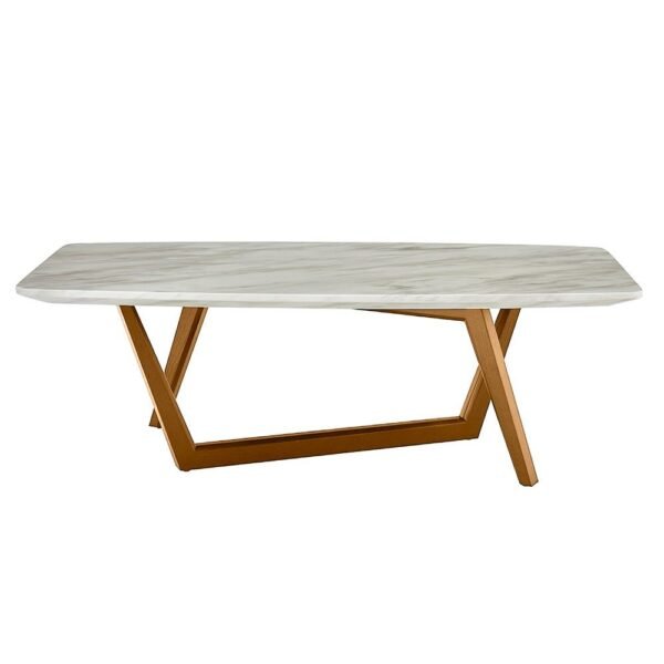 Mueble Modrest James - Mesa de centro de cerámica y
  nogal de mediados de siglo – Envíos a todo México | FurnitureMX