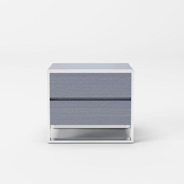 Mueble Modrest Jolene - Mesita de noche gris
  moderna – Envíos a todo México | FurnitureMX