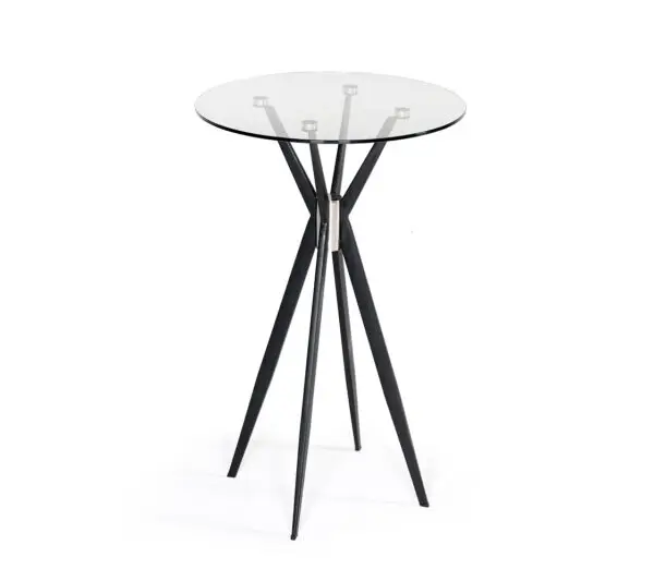 Mueble Modrest Kaitlyn - Mesa alta moderna en color
  negro – Envíos a todo México | FurnitureMX