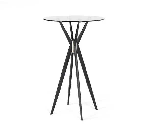 Mueble Modrest Kaitlyn - Mesa alta moderna en color
  negro – Envíos a todo México | FurnitureMX