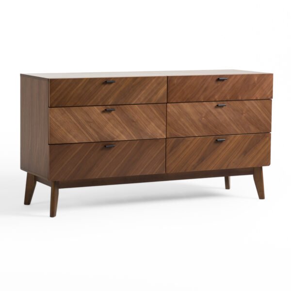 Cómoda Nova Domus Kamela- Cómoda moderna de nogal –
  Envíos a todo México | FurnitureMX