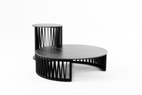 Mueble Modrest Larimer - Juego de mesa de centro
  redonda moderna – Envíos a todo México | FurnitureMX