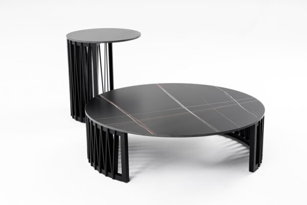 Mueble Modrest Larimer - Juego de mesa de centro
  redonda moderna – Envíos a todo México | FurnitureMX
