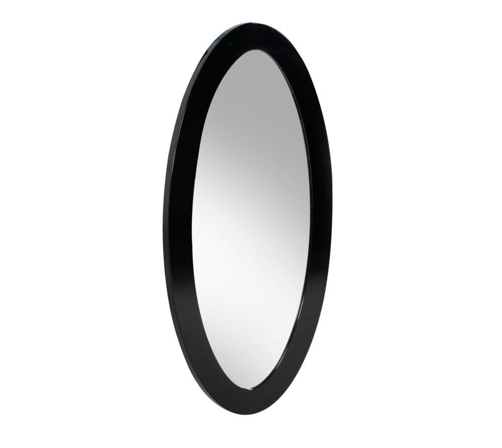 Modrest Legend – Espejo moderno negro de alto brillo
