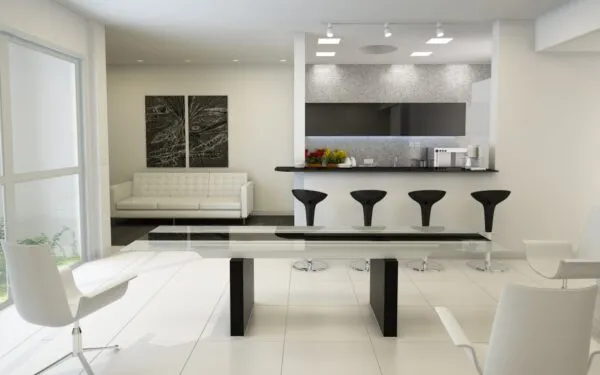 Mesa de comedor Mesa de comedor extensible de
cristal moderna Lisboa – Envíos a todo México | FurnitureMX