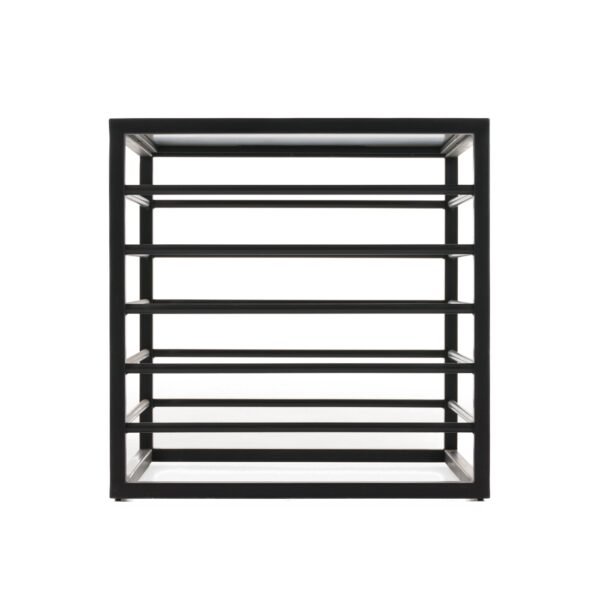 Mueble Modrest Malvo - Mesa auxiliar moderna negra
  + cristal – Envíos a todo México | FurnitureMX