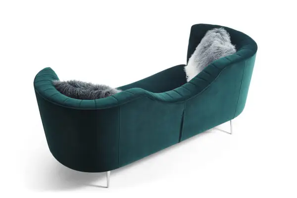 Sala Divani Casa Loretta Sofá moderno de terciopelo
verde – Envíos a todo México | FurnitureMX