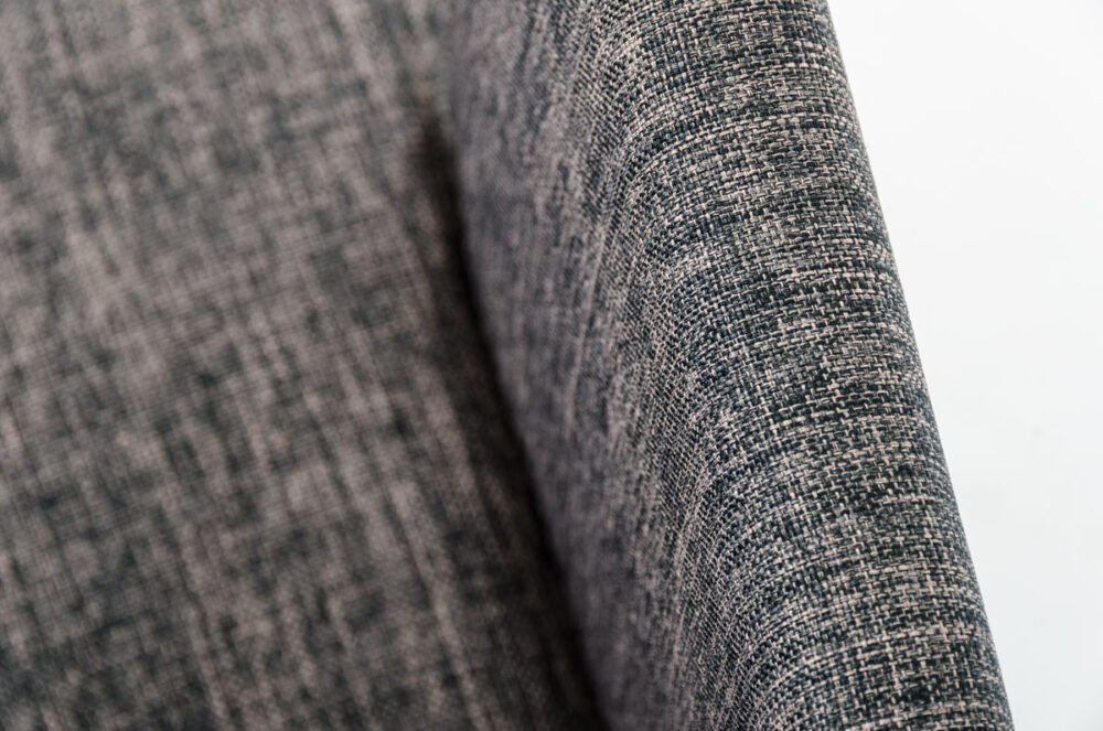 Silla de comedor Modrest Medford Mid-Century de tela gris