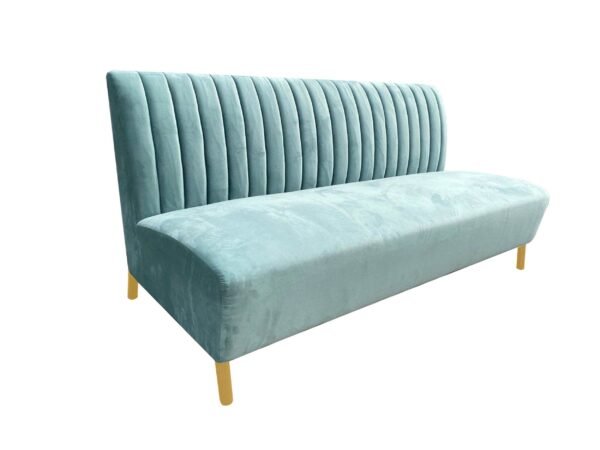 Sala Divani Casa Mosko - Sofá moderno de tela verde
  claro y dorado – Envíos a todo México | FurnitureMX