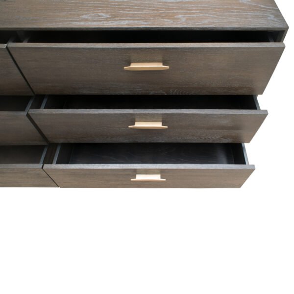Cómoda Cómoda moderna Modrest Novak de roble oscuro
  – Envíos a todo México | FurnitureMX