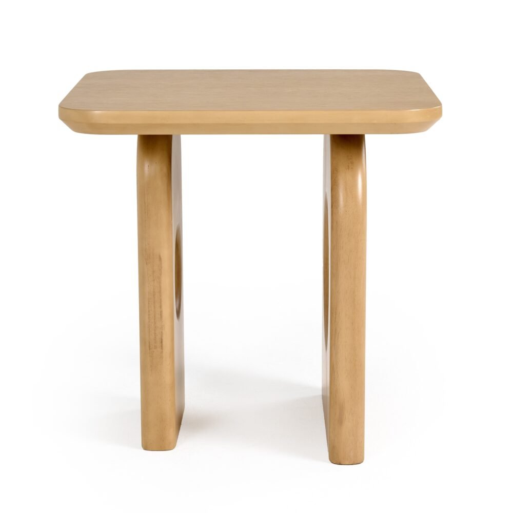 Nova Domus Oshana – Mesa auxiliar moderna de roble blanco