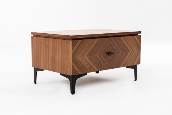 Mueble Modrest Paula - Mesita de noche Mid-Century
  de nogal – Envíos a todo México | FurnitureMX