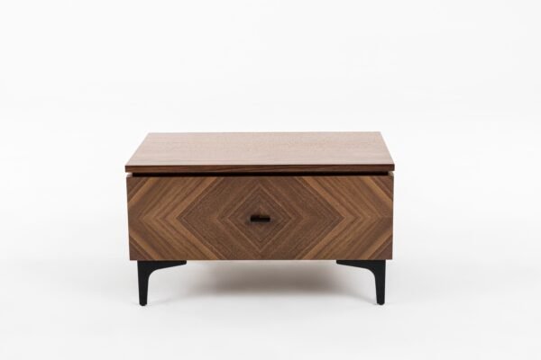 Mueble Modrest Paula - Mesita de noche Mid-Century
  de nogal – Envíos a todo México | FurnitureMX