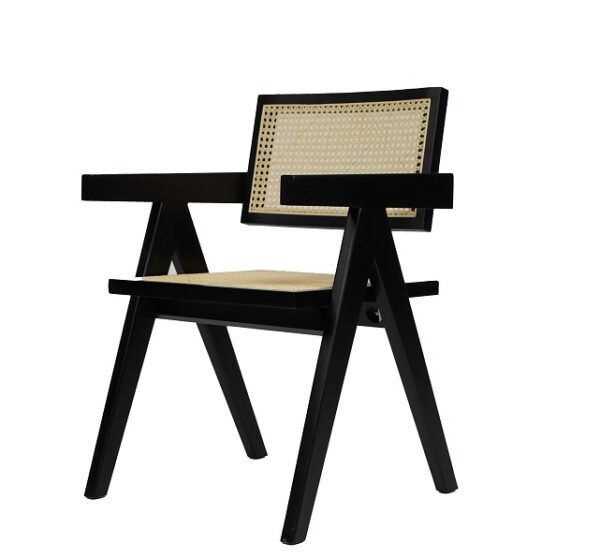 Mueble Silla de comedor Modrest Aurora moderna de
  ratán y wengué – Envíos a todo México | FurnitureMX