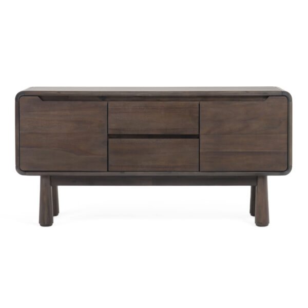 Mueble Modrest Rhea - Buffet moderno de acacia
  oscura – Envíos a todo México | FurnitureMX