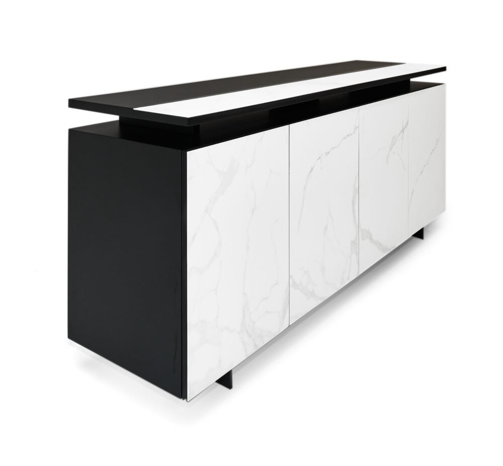 Modrest Schulz – Buffet moderno de cerámica en blanco y negro
