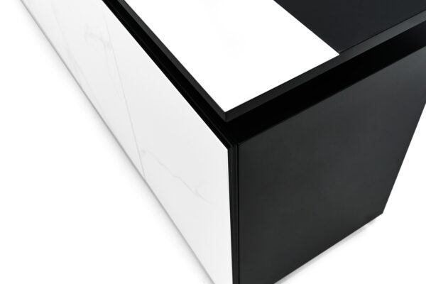 Mueble Modrest Schulz - Buffet moderno de cerámica
  en blanco y negro – Envíos a todo México | FurnitureMX