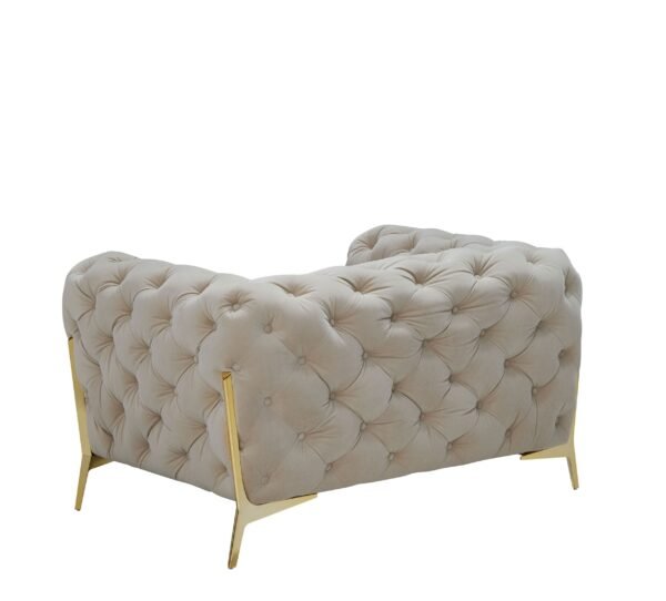 Mueble Divani Casa Sheila - Silla transicional de
  tela beige – Envíos a todo México | FurnitureMX