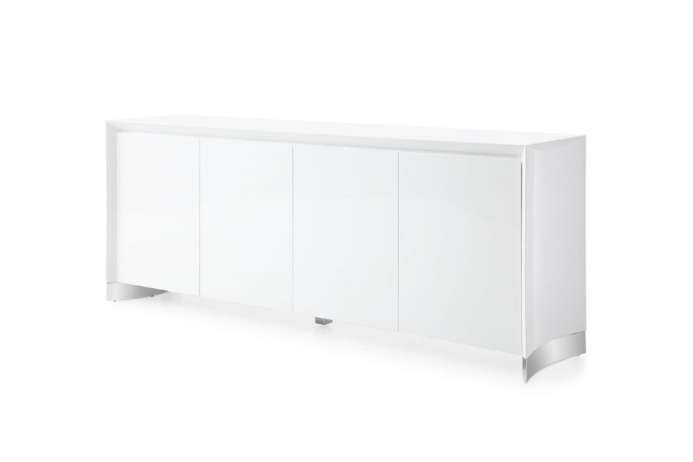 Modrest Siena – Buffet moderno blanco de alto brillo
