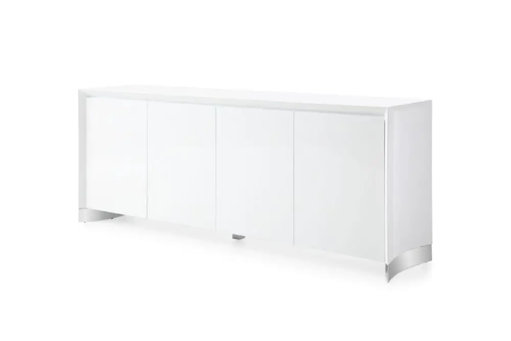 Modrest Siena – Buffet moderno blanco de alto brillo