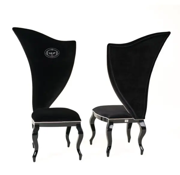 Mueble A&X Sovereign - Silla transicional de
tela negra (juego de 2) – Envíos a todo México | FurnitureMX
