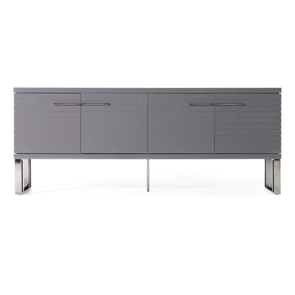 Modrest Splendor – Buffet de listones gris brillante