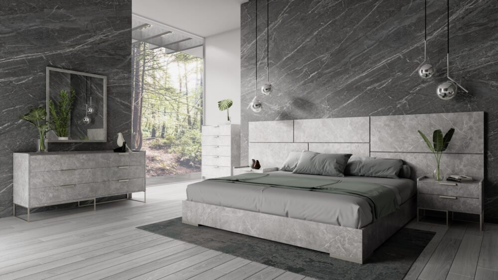 Nova Domus Marbella – Cómoda italiana moderna de mármol gris