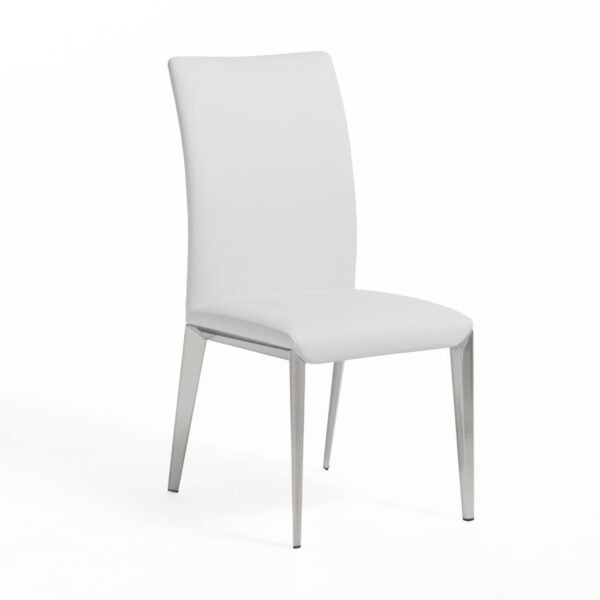 Mueble Taryn - Silla de comedor moderna blanca
  (juego de 2) – Envíos a todo México | FurnitureMX