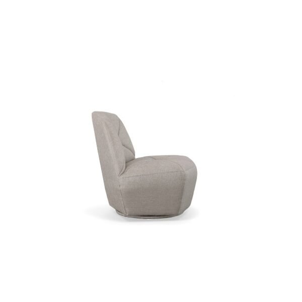 Mueble Divani Casa Tomlin - Silla decorativa
  contemporánea de tela tejida gris – Envíos a todo México | FurnitureMX