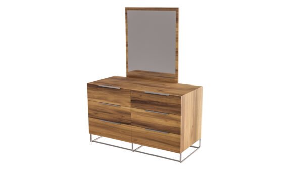 Espejo Nova Domus Lorenzo Espejo italiano moderno
  de roble claro – Envíos a todo México | FurnitureMX