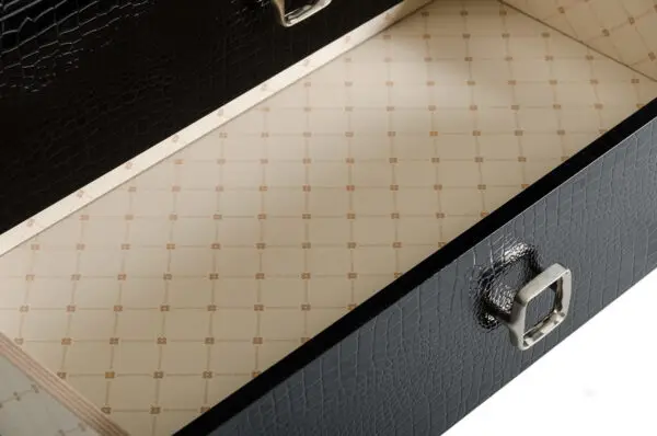 Mueble A&X Victoria Modern Cofre de cocodrilo
negro – Envíos a todo México | FurnitureMX