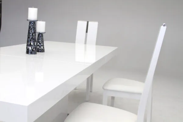 Mesa de comedor Mesa de comedor extensible blanca
moderna Zenith – Envíos a todo México | FurnitureMX